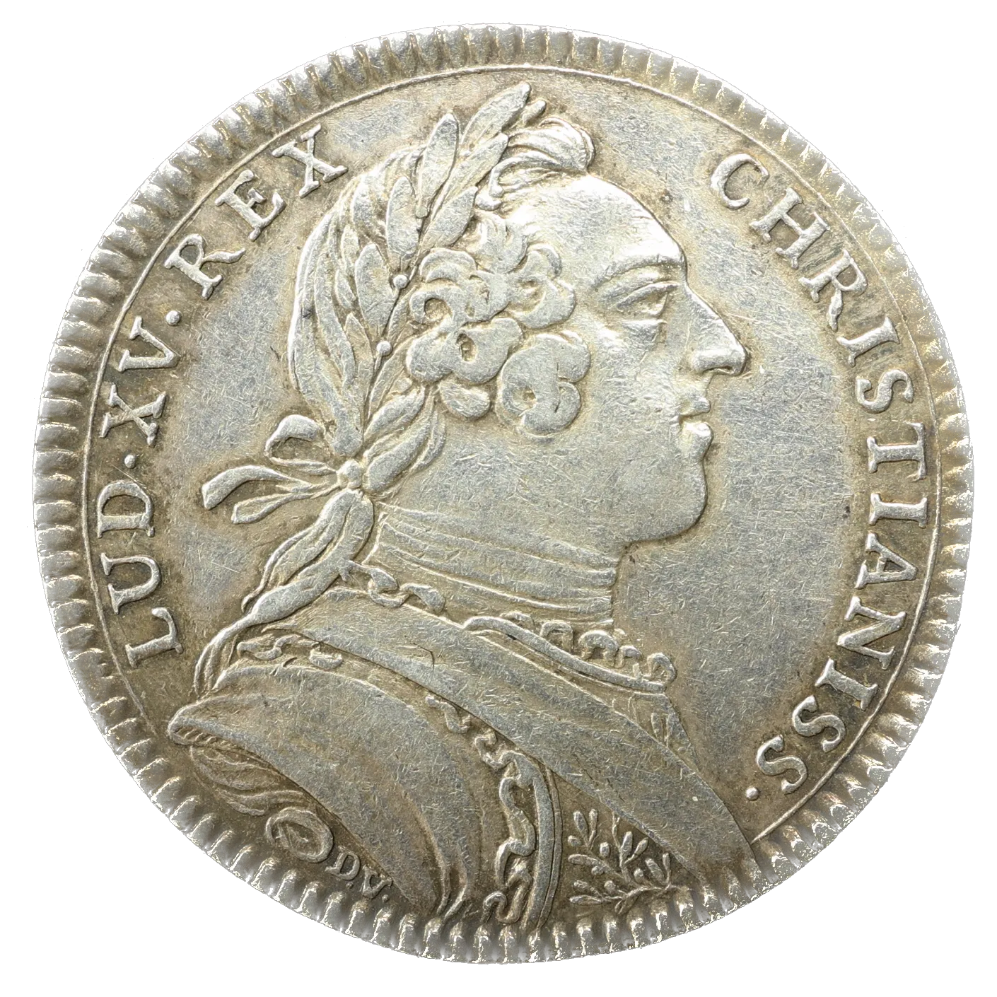 Ficha Luis XV (1715-1774) Secretario del Rey 1731 Plata 7,61 gr 30 mm