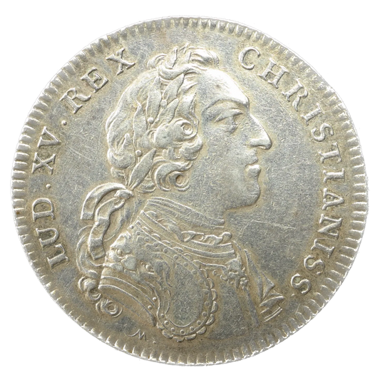 Ficha Luis XV (1715-1774) Secretario del Rey 1731 Plata 7,84 gr 30 mm