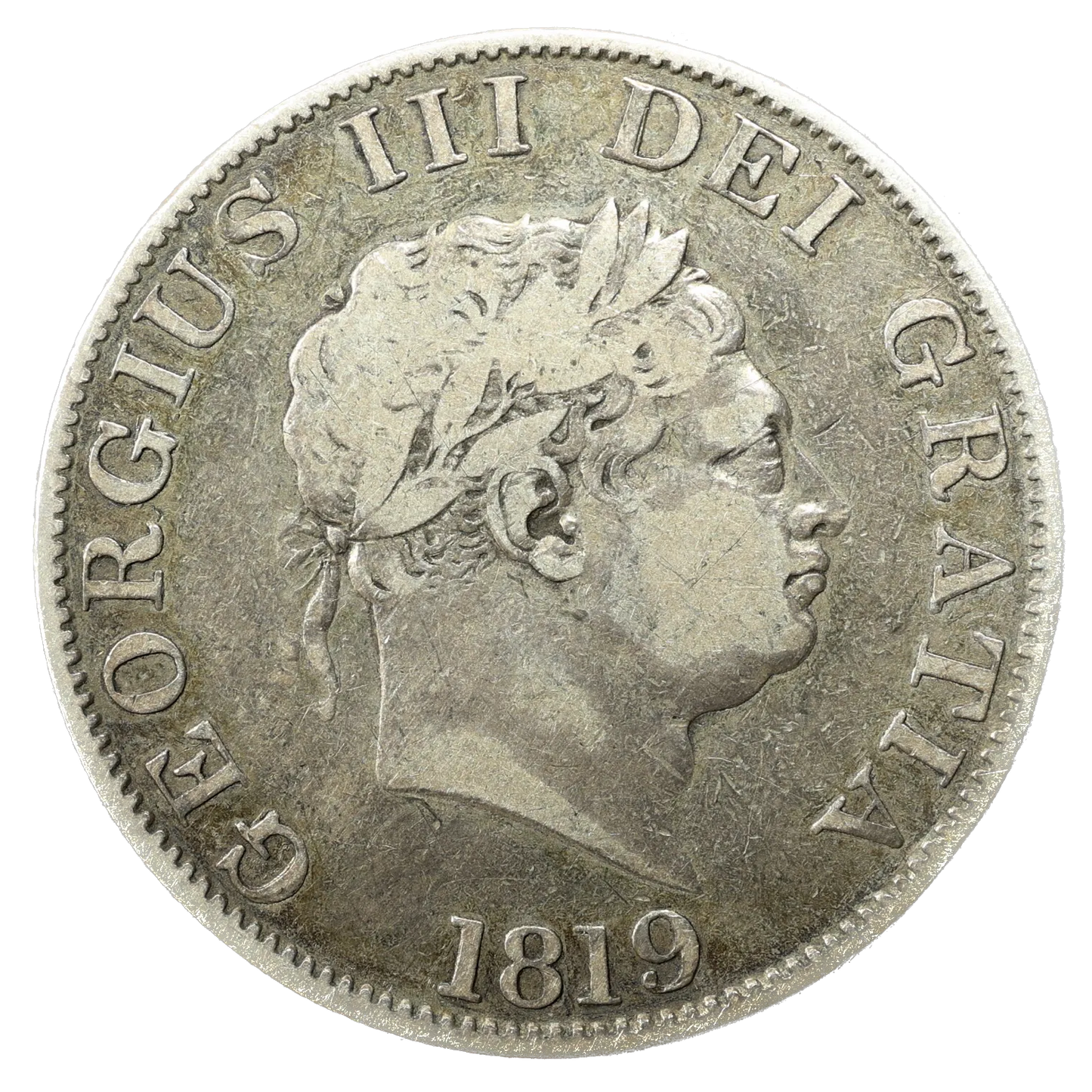 United Kingdom George III (1760-1820) Silver Halfcrown 1819 Silver 13,66 gr