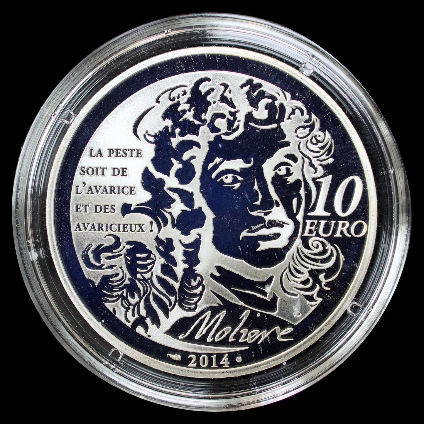 Monnaie de Paris 10 Euros 2014 Harpagon Molière Argent 22.2 gr Belle Epreuve