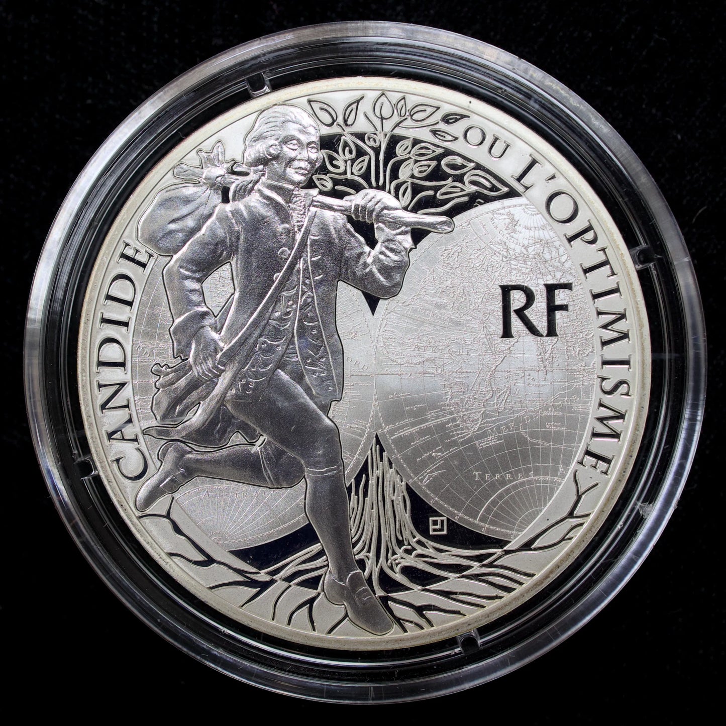 Monnaie de Paris 10 Euros 2014 Candide Voltaire Argent 22.2 gr Belle Epreuve