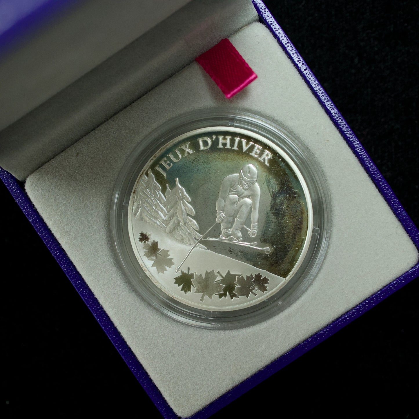 Monnaie de Paris - 10 Euros 2009 Jeux d'Hiver Ski Alpin Argent 22.2 gr Belle Epreuve