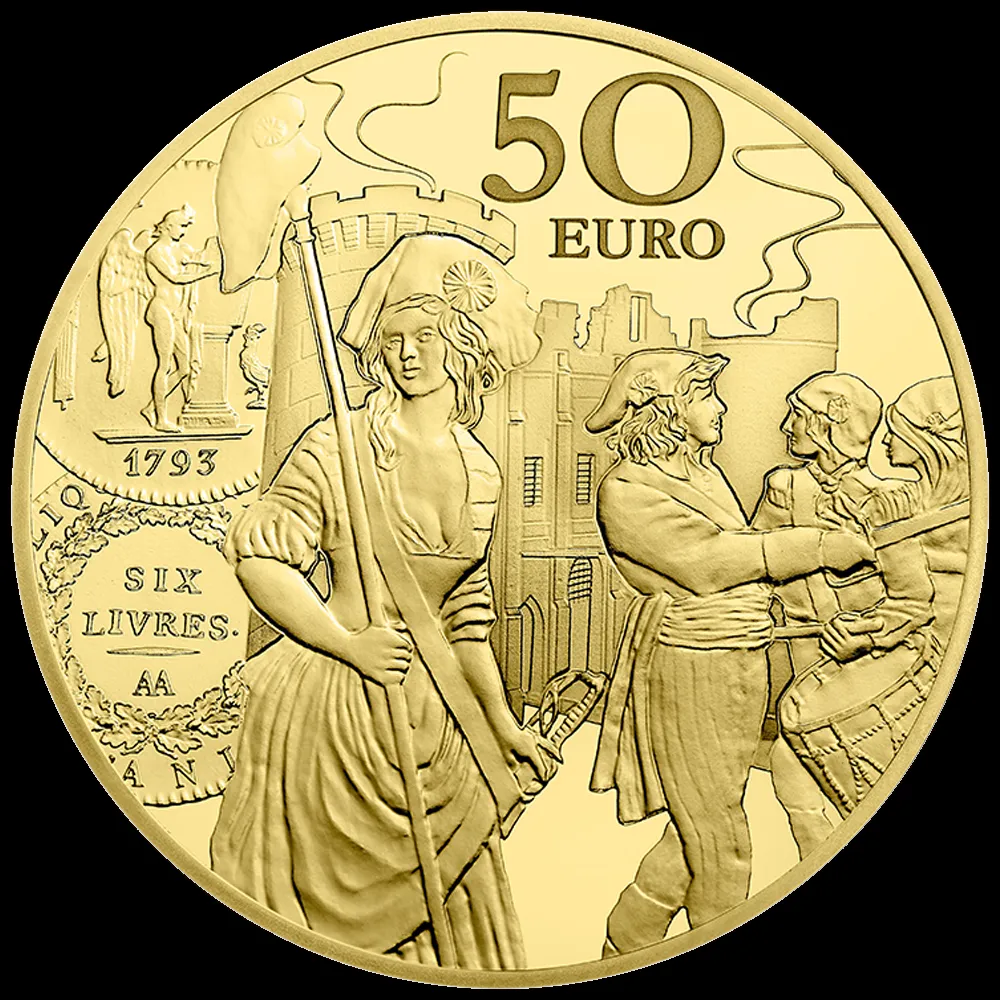 Monnaie de Paris - 50 Euros 2018 Semeuse l'Écu de VI Livres Or 7.78 gr Belle Epreuve