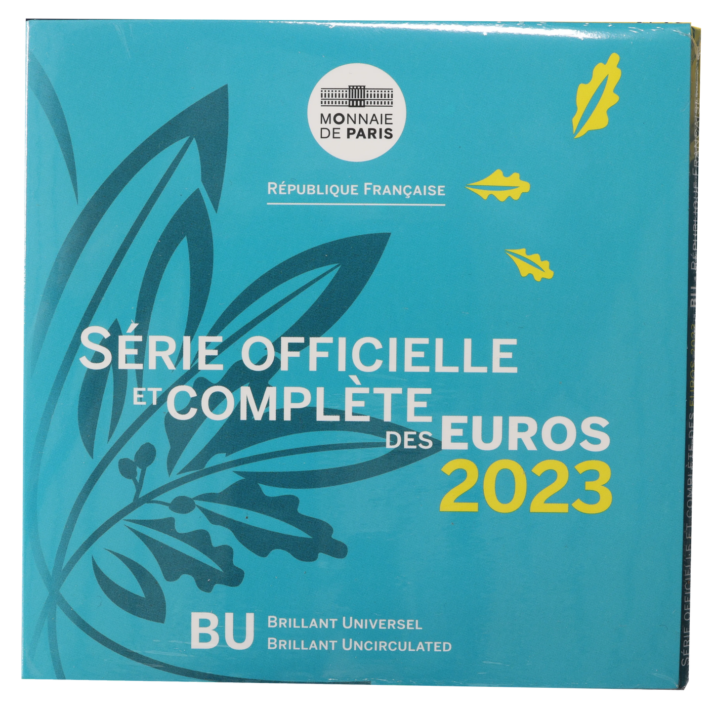 Paris Mint Official Series of Euros 2023 Brilliant Universal BU