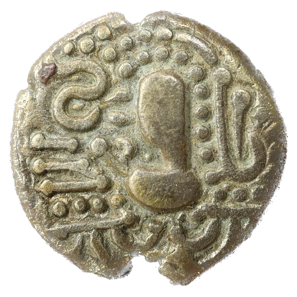 Indo-Sassanian - Chalukyas of Jujarat - Gadhaiya Paisa - Drachme Argent 4.06 gr