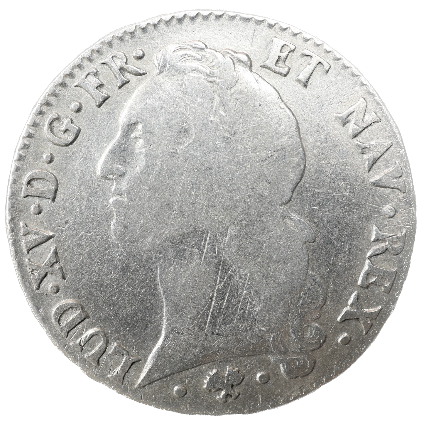 Louis XV (1715-1774) Écu au bandeau 1767 L Bayonne Argent 28.64 gr