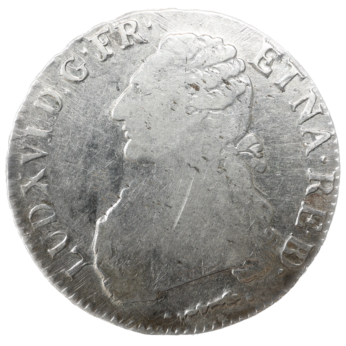 Louis XVI (1774-1792) Écu aux branches d'olivier 1778 Vaquette Pau Argent 29.20 gr