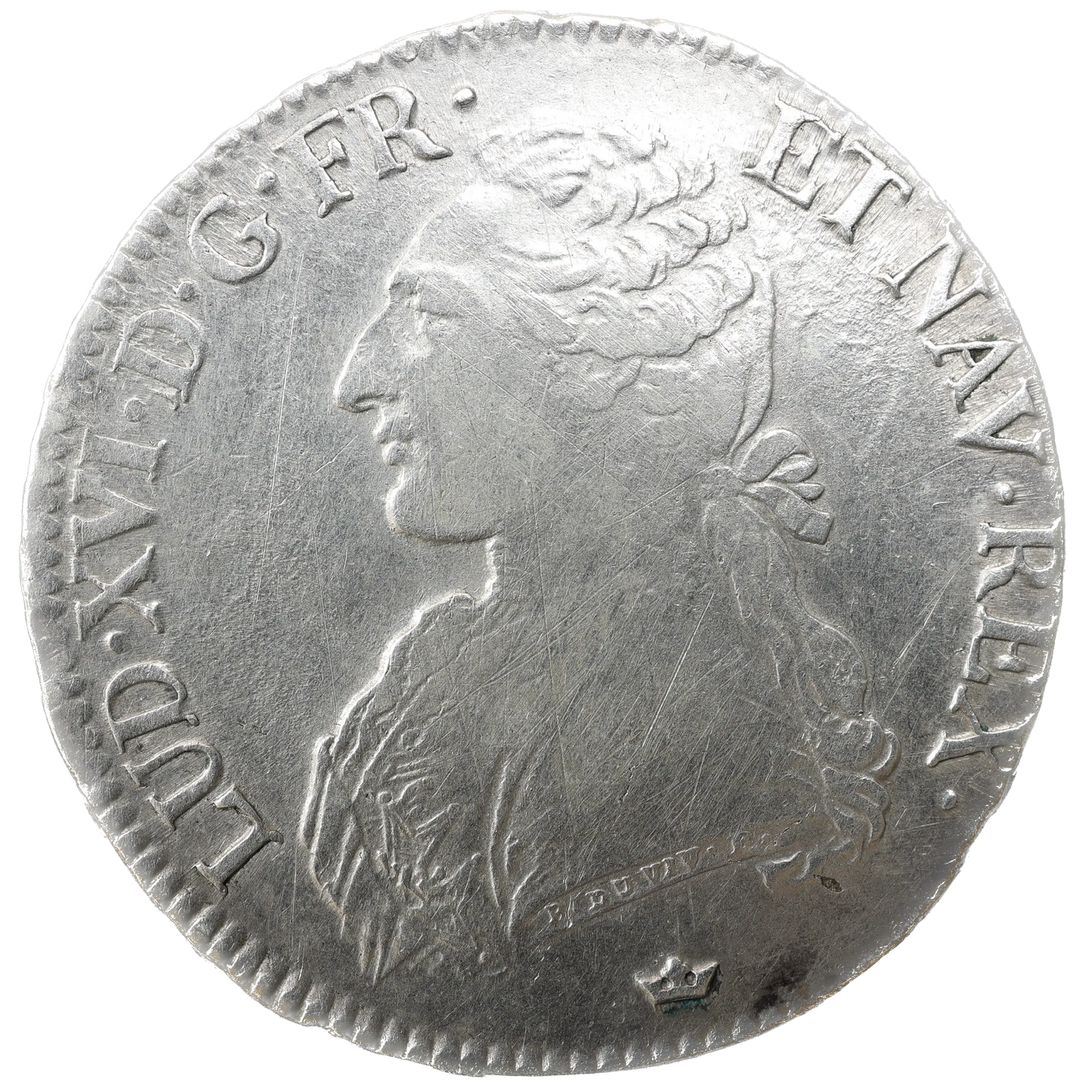 Louis XVI (1774-1792) Écu aux branches d'olivier 1779 M Toulouse Argent 29.13 gr