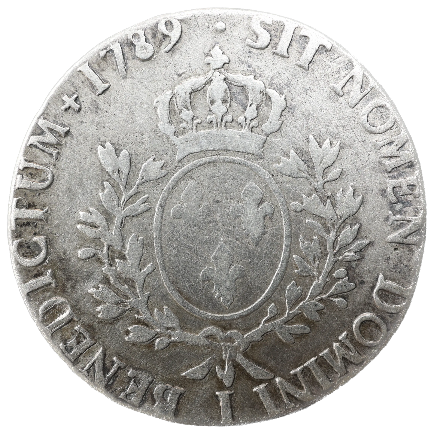 Louis XVI (1774-1792) Écu aux branches d'olivier 1789 I Limoges Argent 25.87 gr