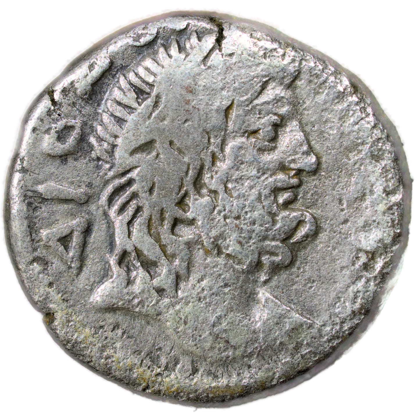 Egypte / Neron (54-68) Tétradrachme de billon R/ AIOE... Zeus 13.06 gr