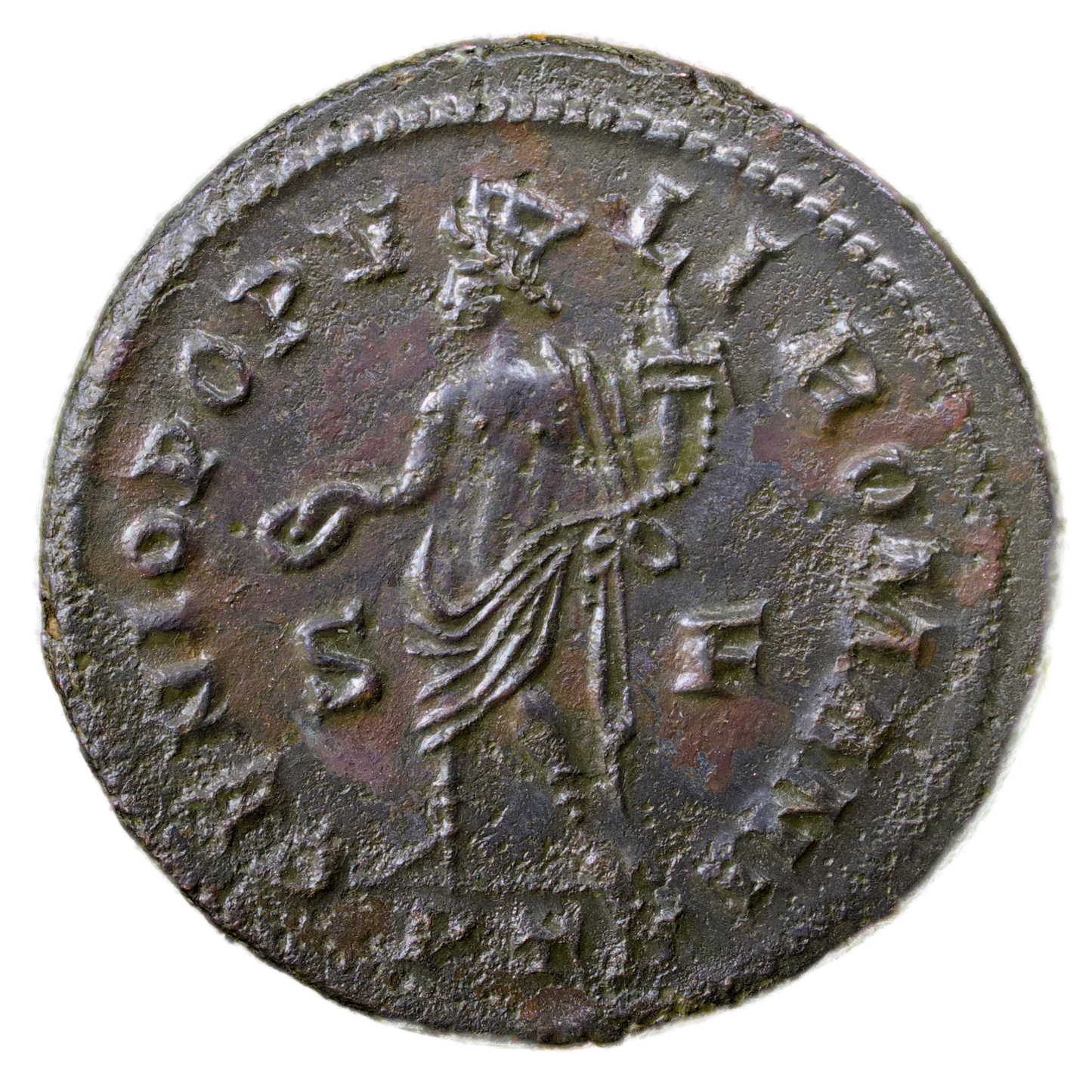 Sévère II (306-307) Follis de Trèves (PTR) R/ GENIO POPULI ROMANI 9.50 gr