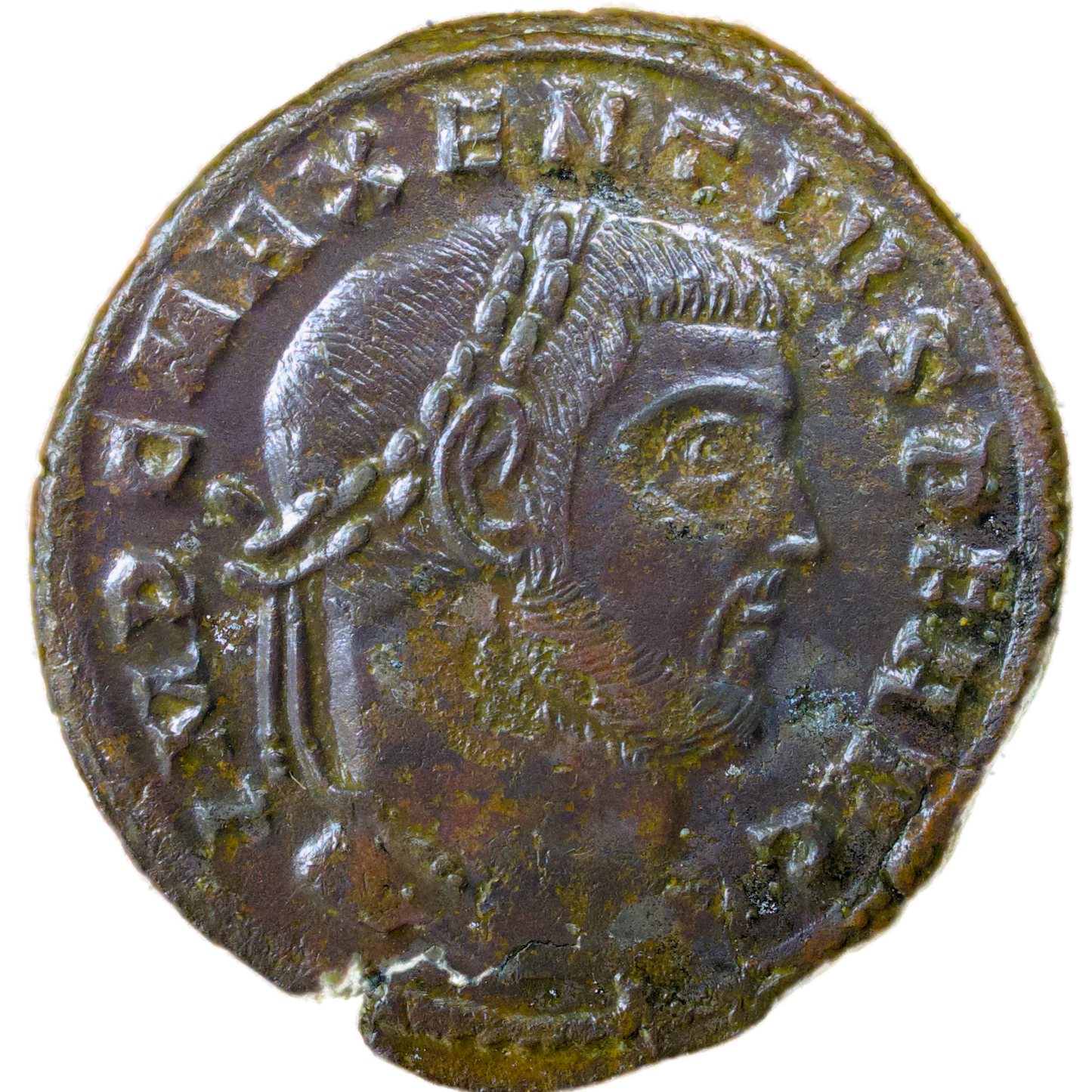 Maxence (307-312) Follis R/ CONSERV VRB SVAE 6.39 gr