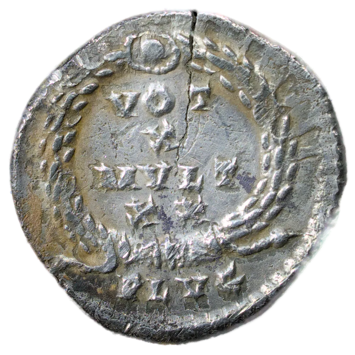 Julien II (360-363) Silique de Lyon R/ VOT X MVLT XX 2.07 gr