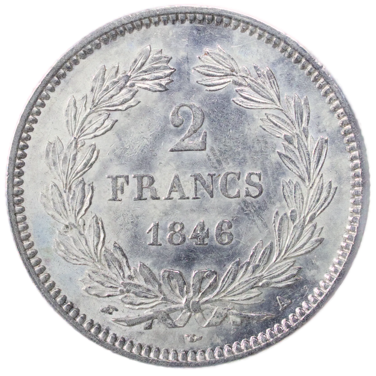 Louis Philippe I (1830-1848) 2 Francs 1846 A Paris 9.96 gr