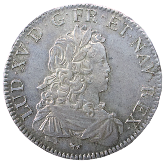 Louis XV (1715-1774) Shield of France 1732 In Paris 24.41 gr New Flan