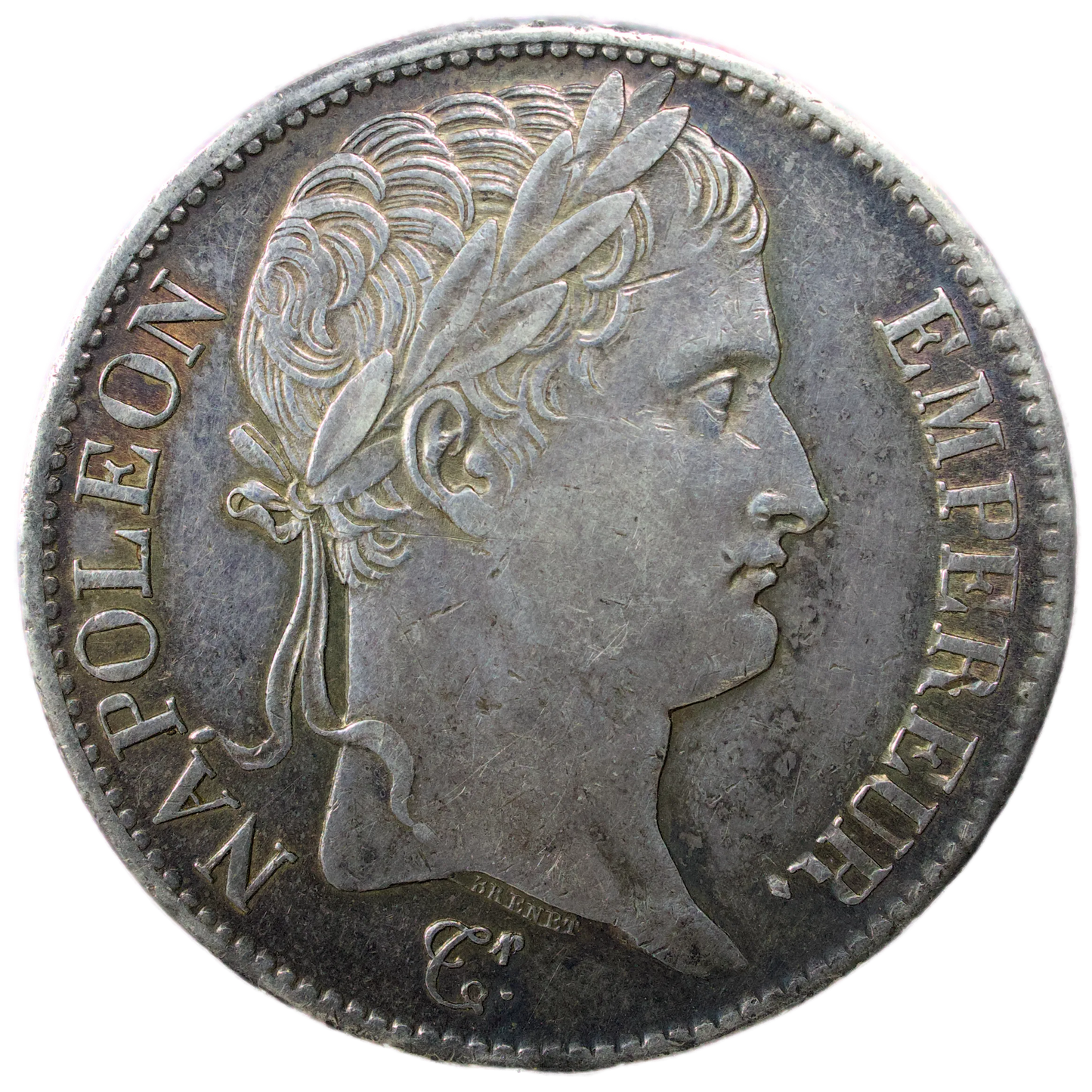 Napoleon I (1804-1814) 5 Francs 1808 A Paris type Republic Silver 24.92 gr