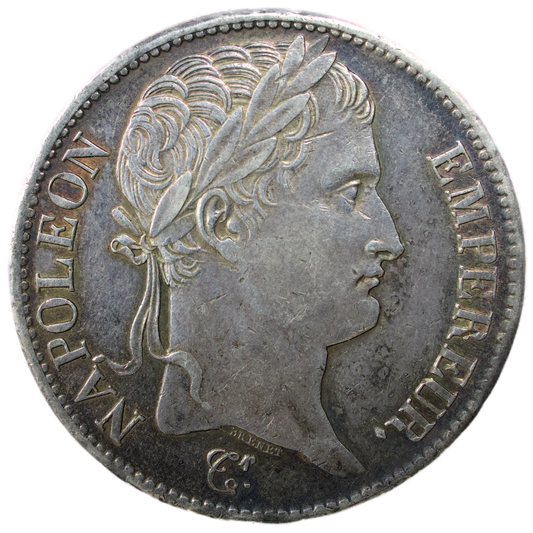 Napoleon I (1804-1814) 5 Francs 1808 A Paris type Republic Silver 24.92 gr