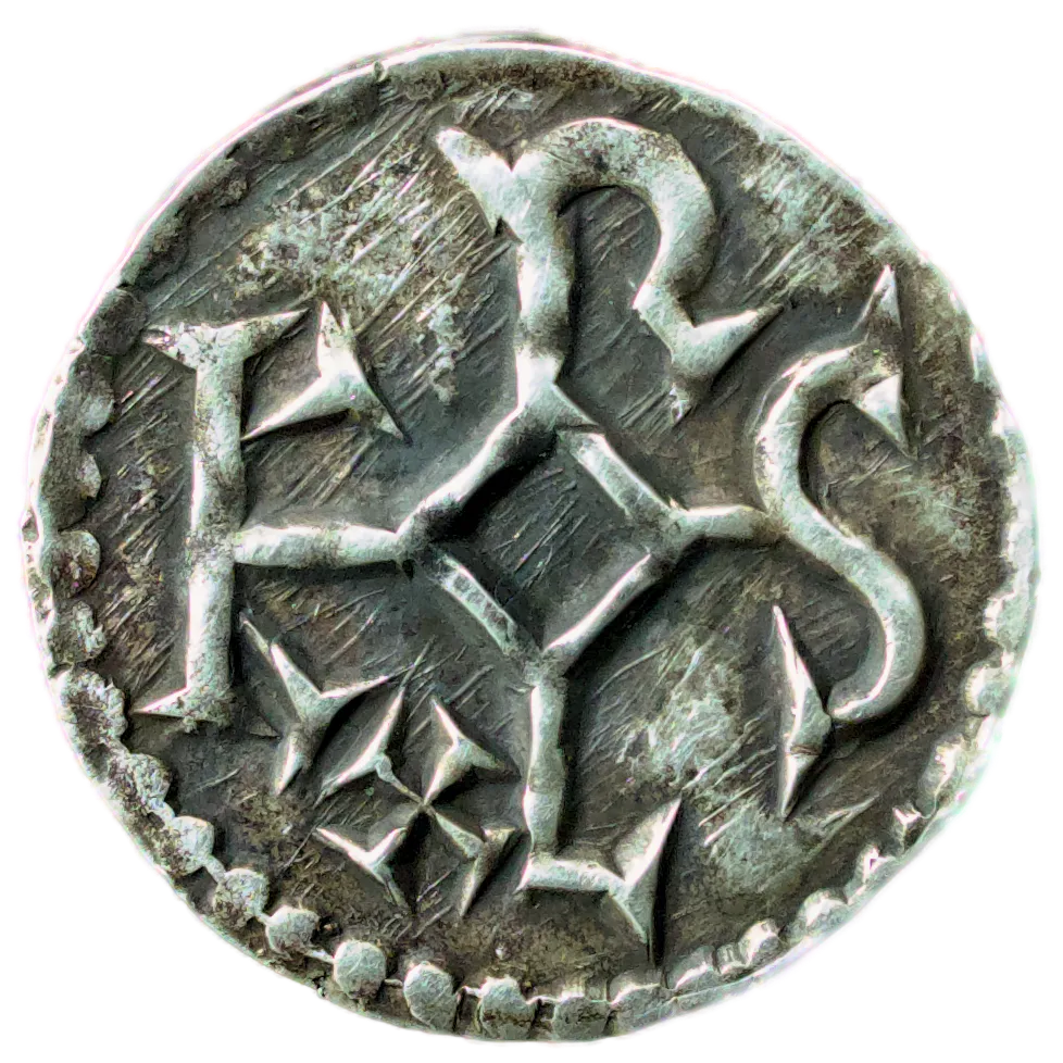 Charles II the Bald (823-877) Obole (Melle) +METVLLO silver 0.83 gr