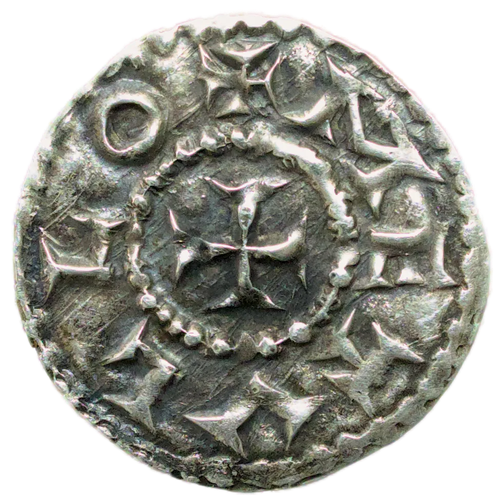 Charles II the Bald (823-877) Obole (Melle) +METVLLO silver 0.83 gr