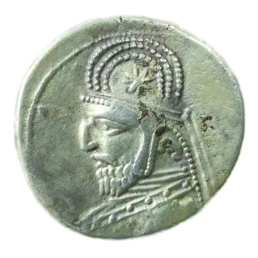 Royaume Parthe Orodes Ier (90-80 av. JC) Drachme argent 3.96 gr