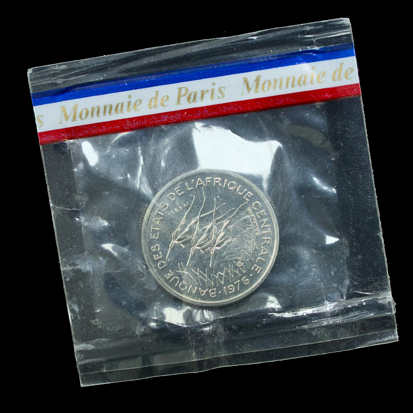 Monnaie de Paris Essai 50 Francs 1976 C Banque Centrale des Etats de l'Afrique de l'Ouest Nickel 4.7 gr