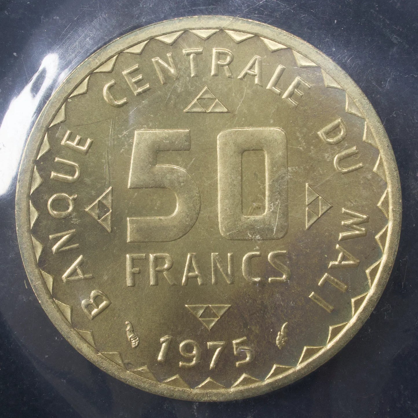 Monnaie de Paris ESSAI 50 Francs 1975 Banque centrale du Mali 4.00 gr