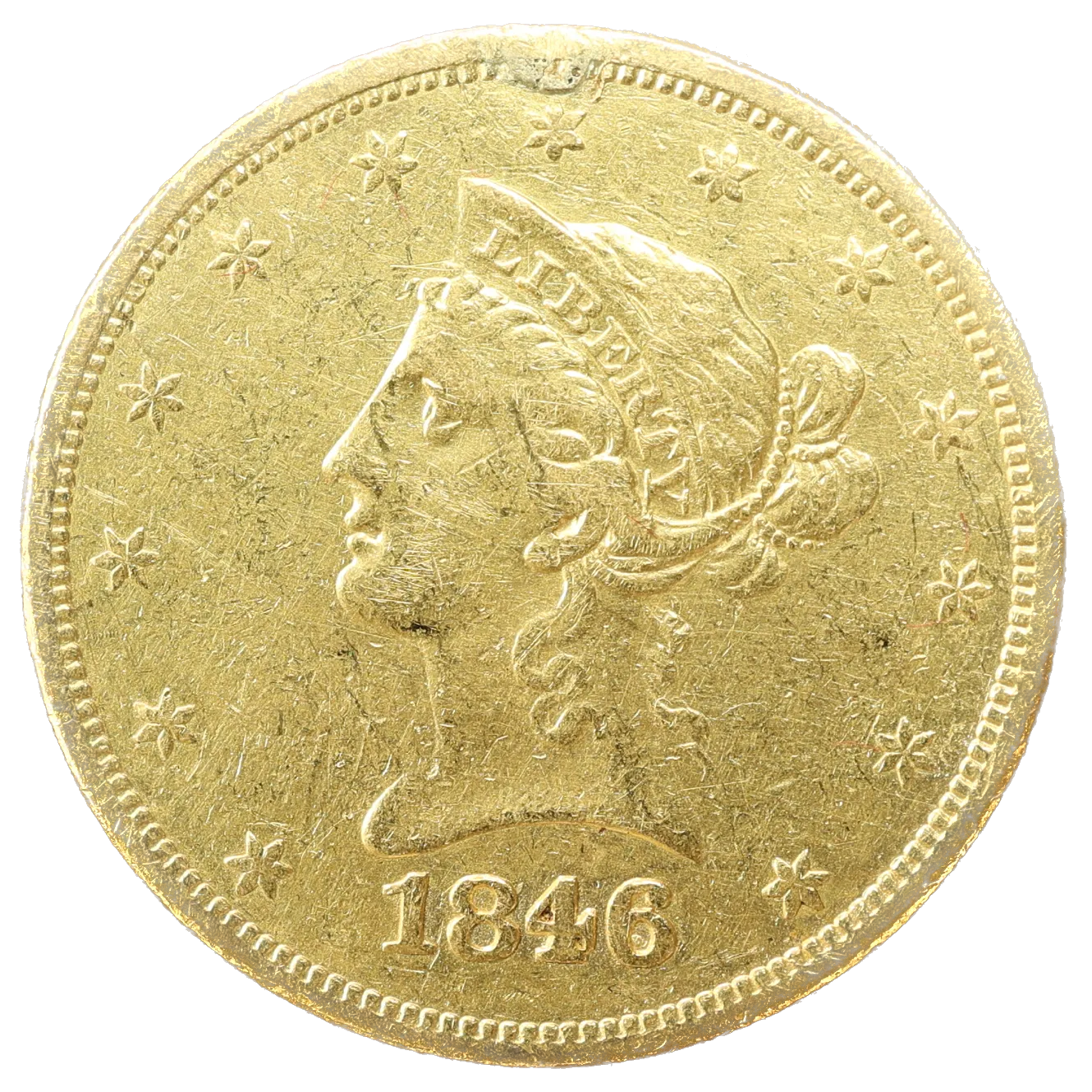 USA TWENTY D. 20$ Liberty Head (1849-1866) 20 Dollars Or 1863 S San Francisco 33,29 gr