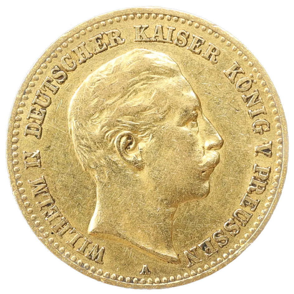 Alemania Guillermo II (1888-1918) 10 Mark Deutsches Reich 1898 A 3,96 gr