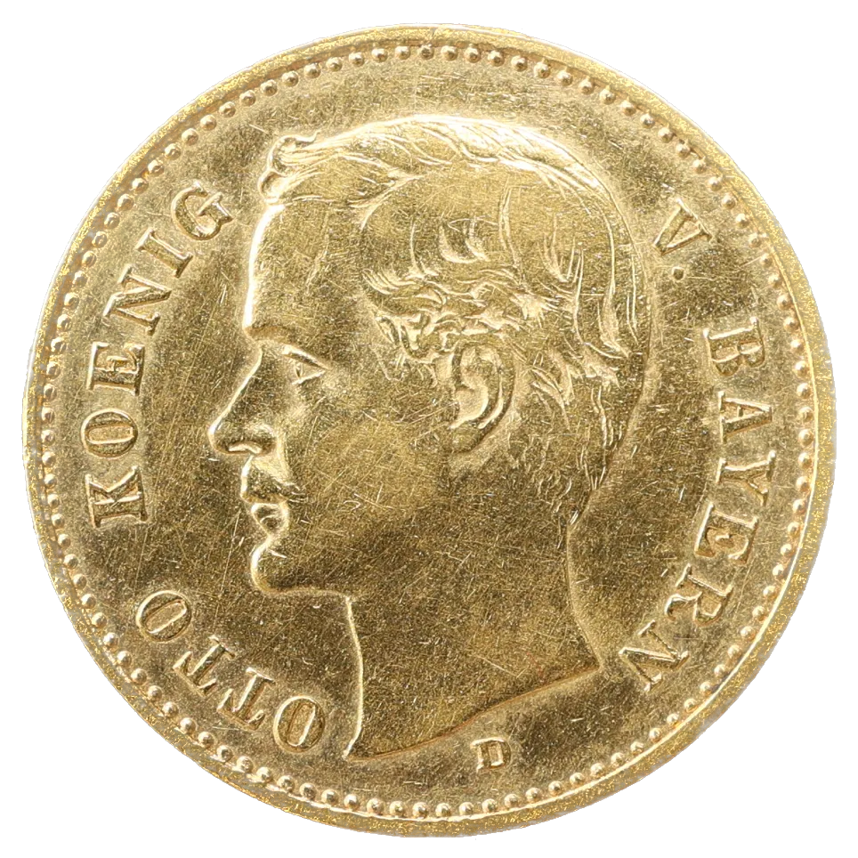 Allemagne Othon Bavière (1886-1913) 10 Mark Deutsches Reich 1906 D Munich 3,98 gr