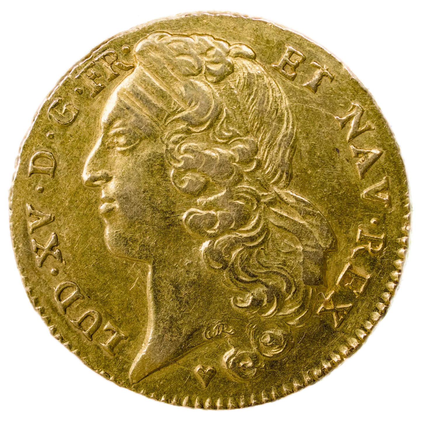 Louis XV (1715-1774) Double Louis d'or au Bandeau 1756 sur 1746 BB Strasbourg 16.24 gr