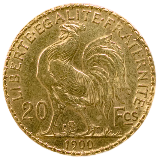 20 Francs or Marianne 1900 Peu courante 6.45 gr