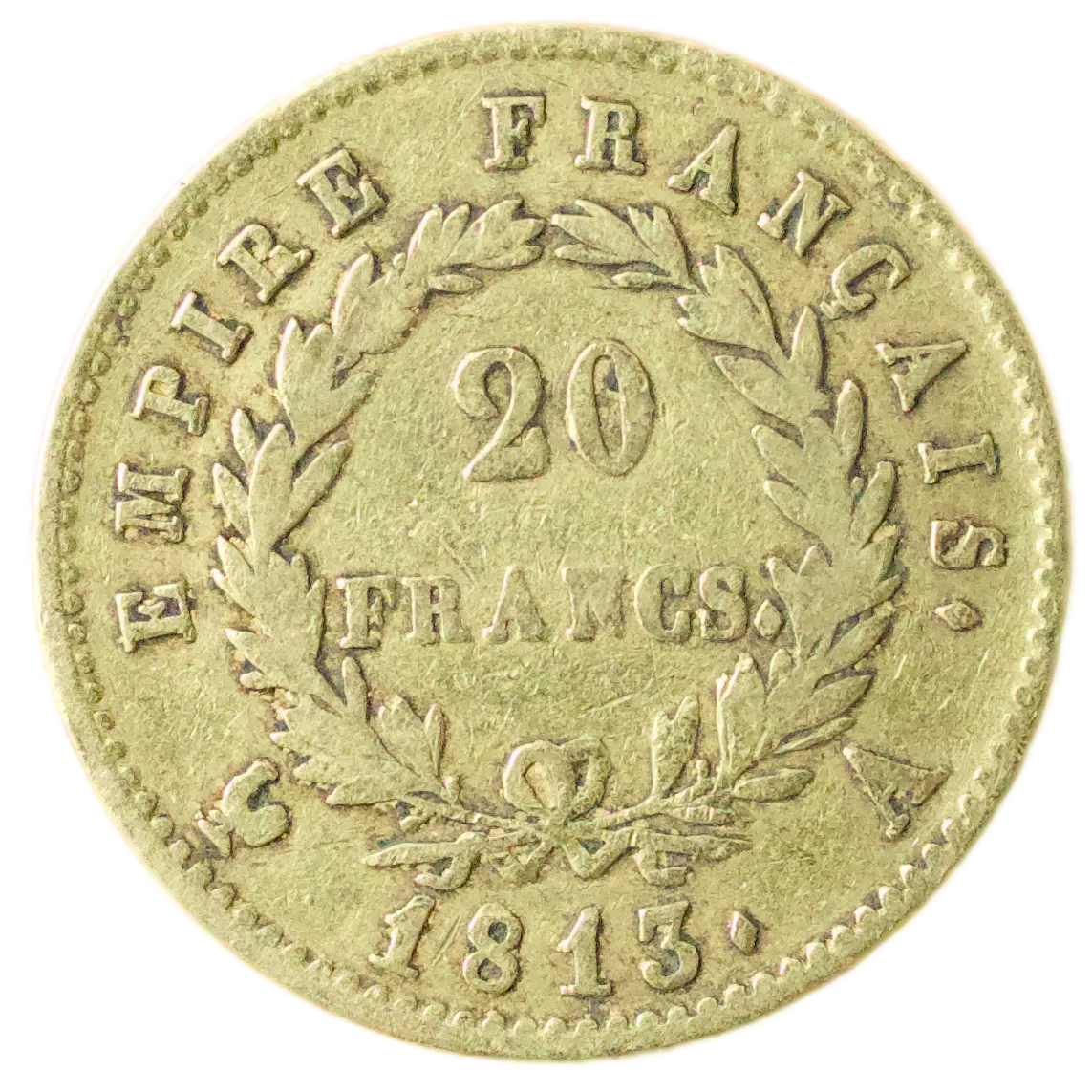 Napoléon Empereur (1804-1814) 20 Francs Or 1813 A Paris Revers Empire 6.35 gr