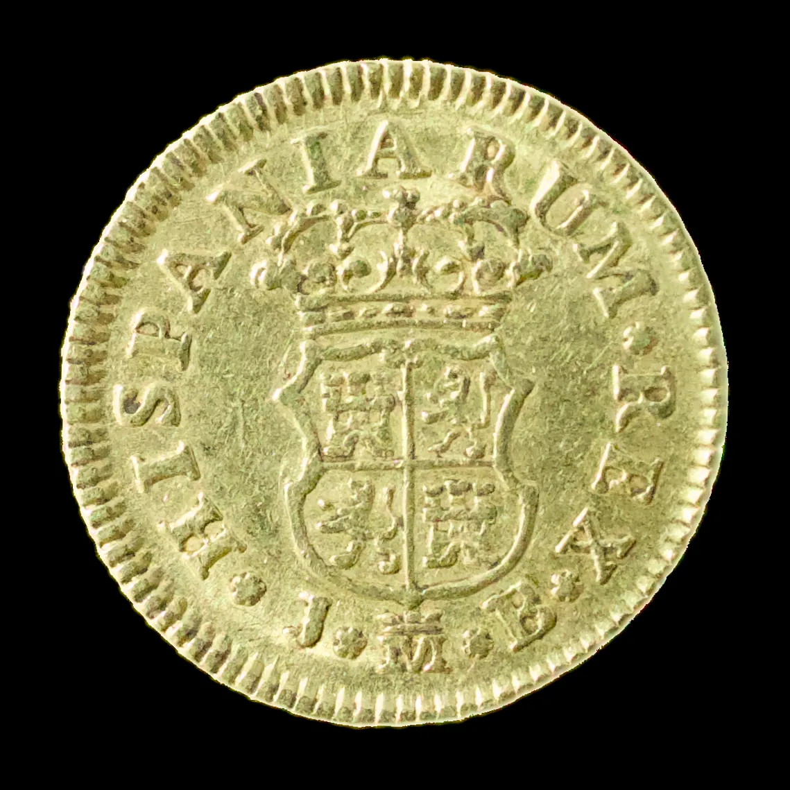 Espagne 🇪🇸 Ferdinand VI (1746-17859) 1/2 Escudo Or 1755 M Madrid 1.75 gr