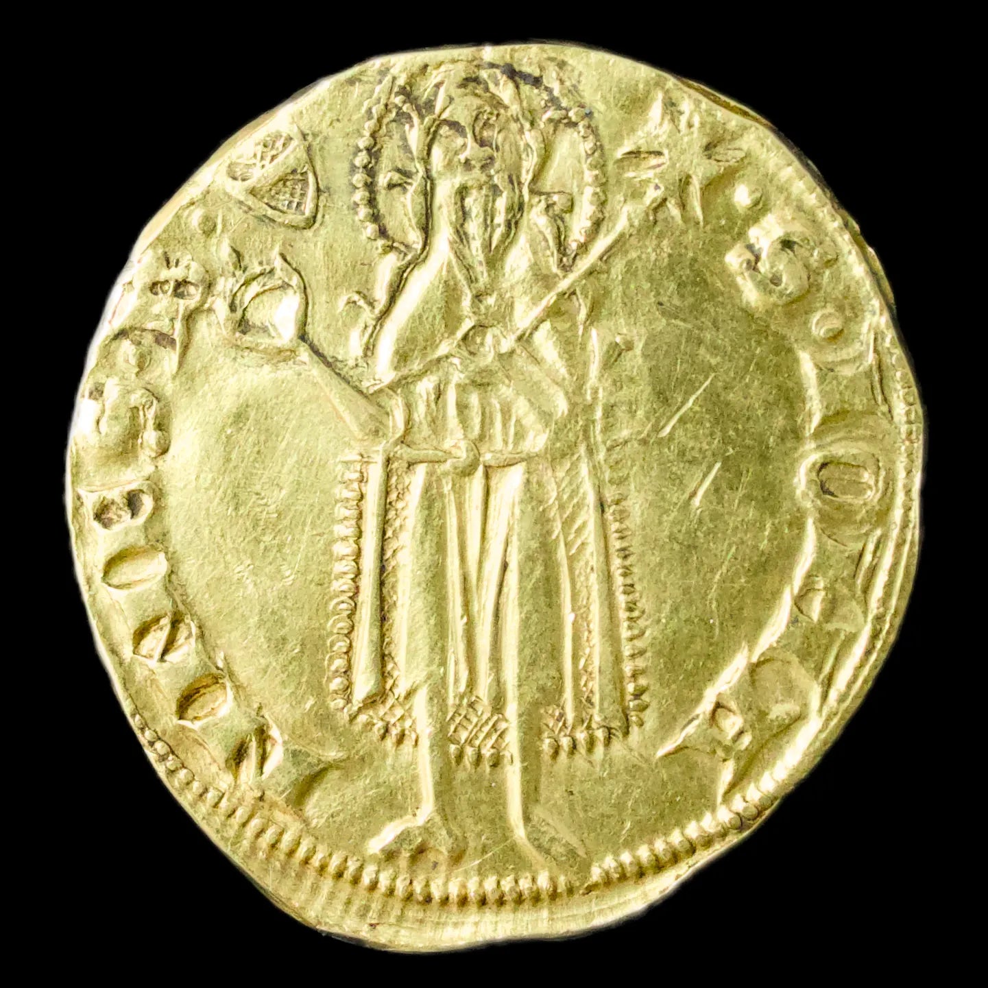 Autriche 🇦🇹 Albert II (1330-1358) Goldgulden frappé à Judenburg 3.49 gr