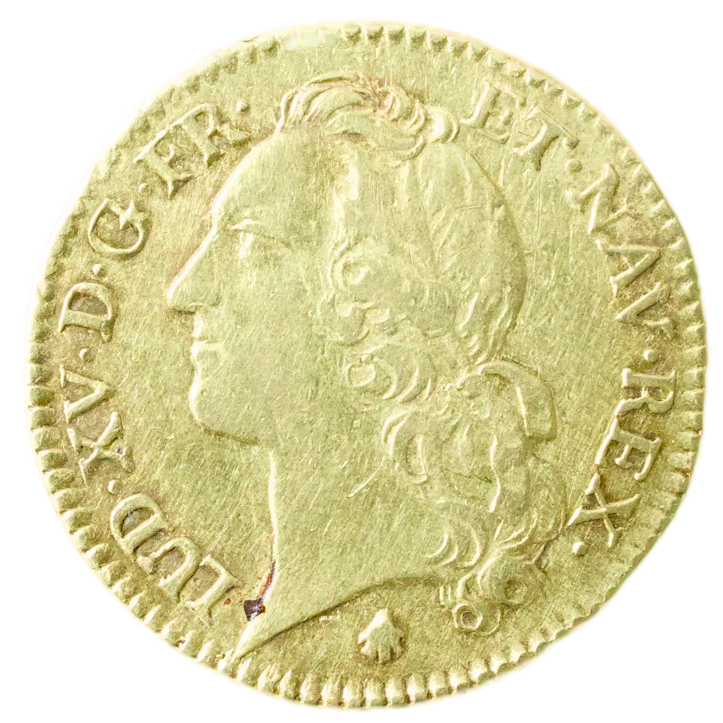 Louis XV (1715-1774) Louis d'or au Bandeau 1742 Q Perpignan 8.23 gr