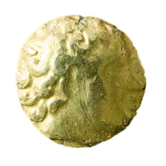 Gaule Helvètes Arvernes Hémi-statère d’or imitation du type de Philippe - type de Montmorot 4.07 gr