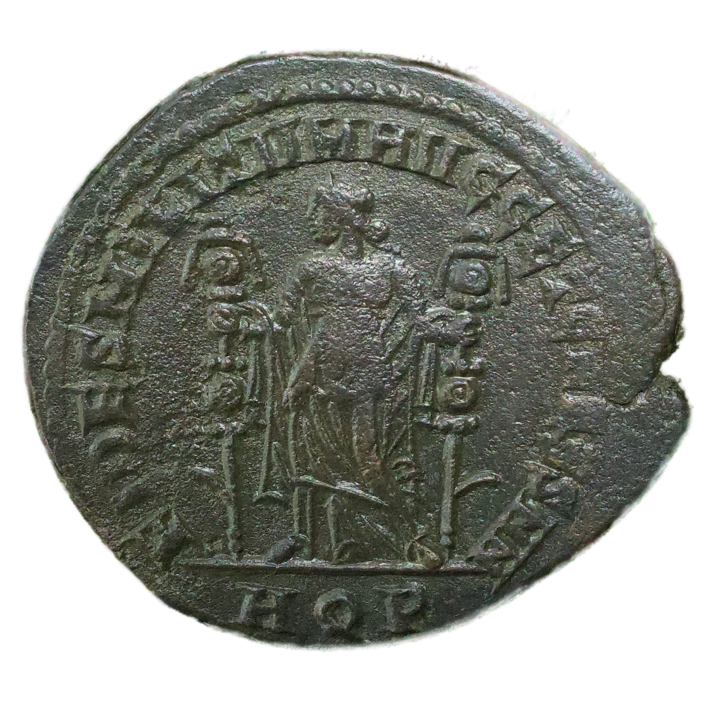 Galere (305-311) Follis Faith Militvm Avgg and Caess Nn Aquilée 8,97 gr