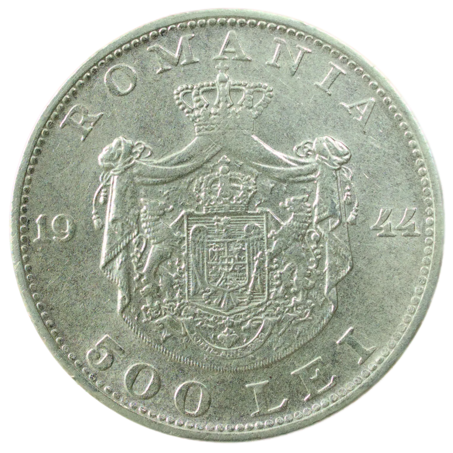 🇷🇴 Romania Mihai I - Michael I (1927-1930, 1940-1947) 500 Lei 1944 silver 11.97 gr