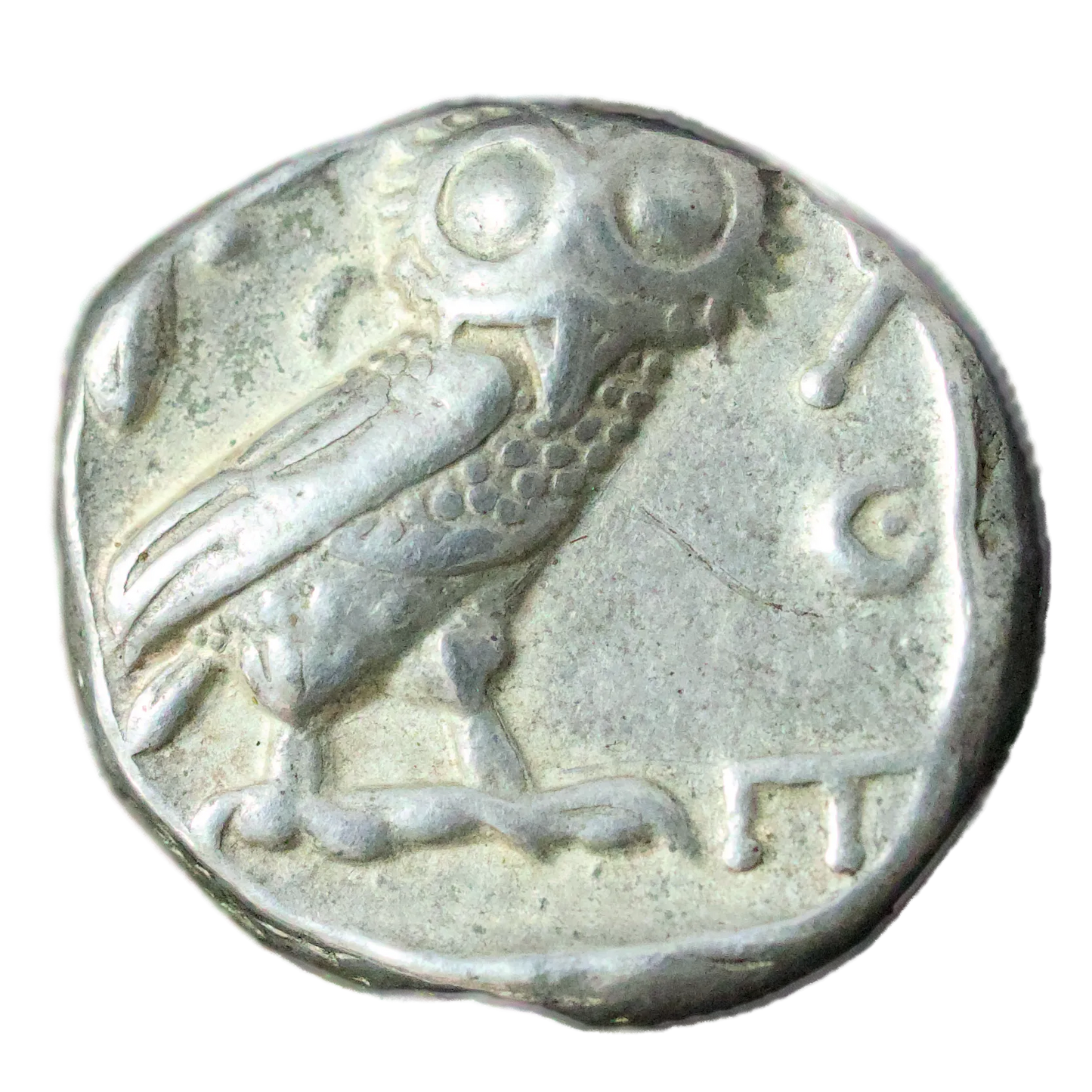 Grèce Tétradrachme d'Athènes (Attique) R/ Chouette ΑΘΕ Argent 16.70 gr