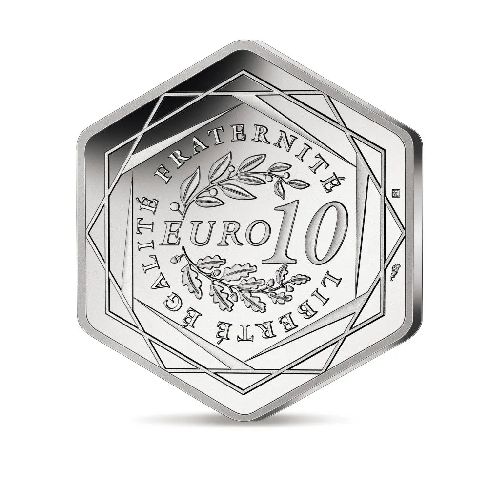 Monnaie de Paris Jeux Olympiques et Paralympiques de Paris JO 2024 Coffret de 4 monnaies 10€ hexagonales Argent BU