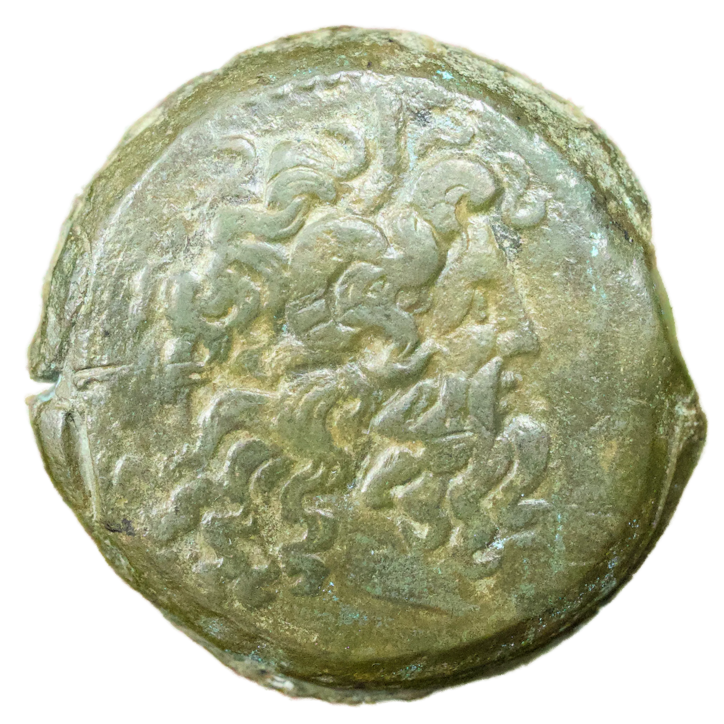 Royaume d'Egypte Ptolémée V Epiphanes (204-180) Æ Drachme R/ Double Eagle Bronze 29.14 gr