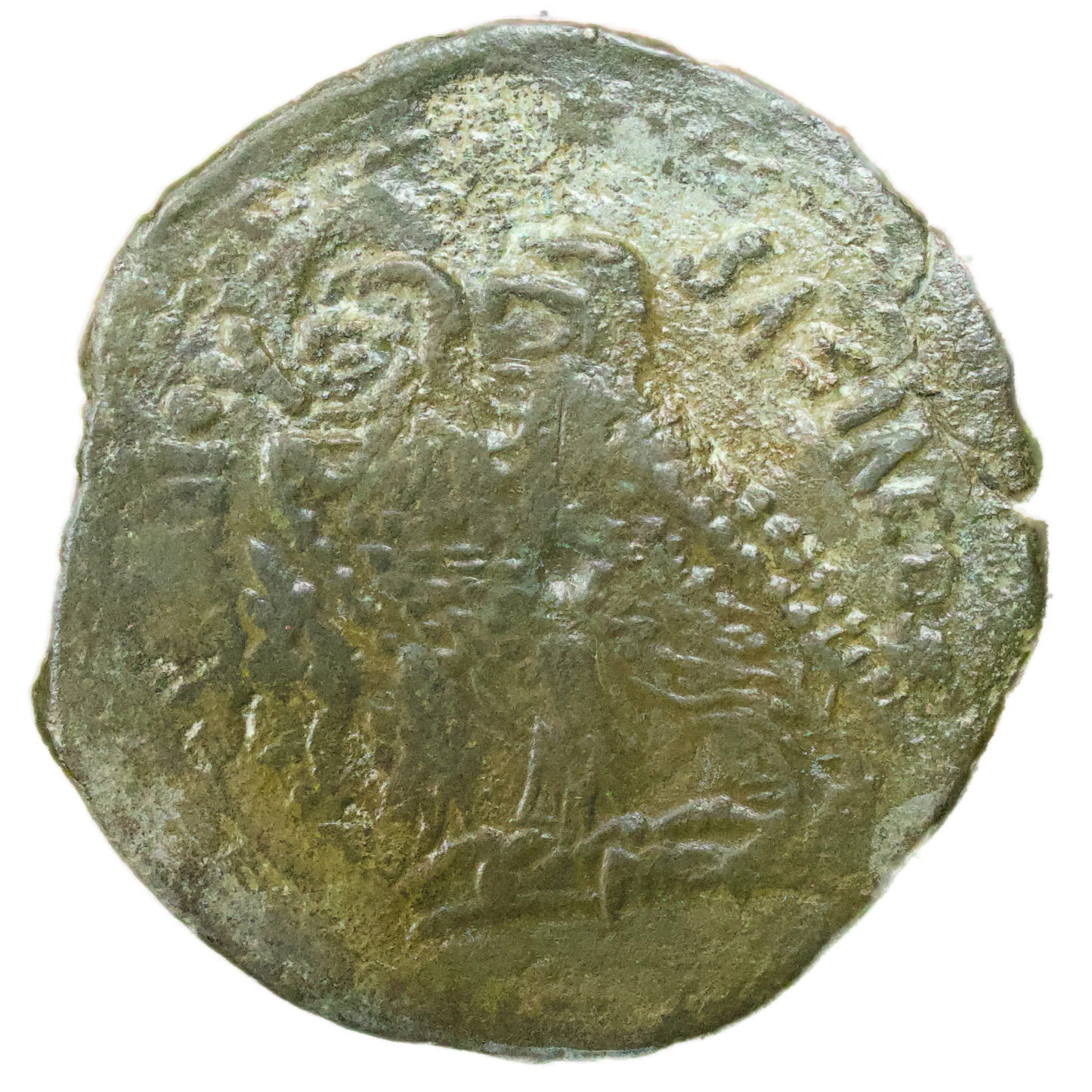 Royaume d'Egypte Ptolémée V Epiphanes (204-180) Æ Drachme R/ Double Eagle Bronze 29.14 gr