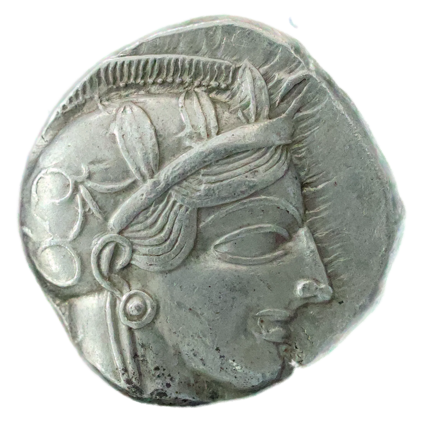 Grèce Tétradrachme d'Athènes R/ Chouette ΑΘΕ Argent 17.16 gr