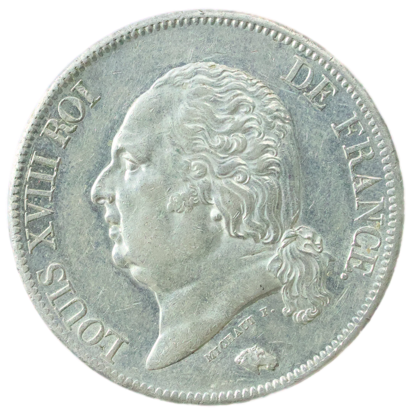 Louis XVIII (1815-1824) 5 francs 1822 A Paris Argent 24.97 gr