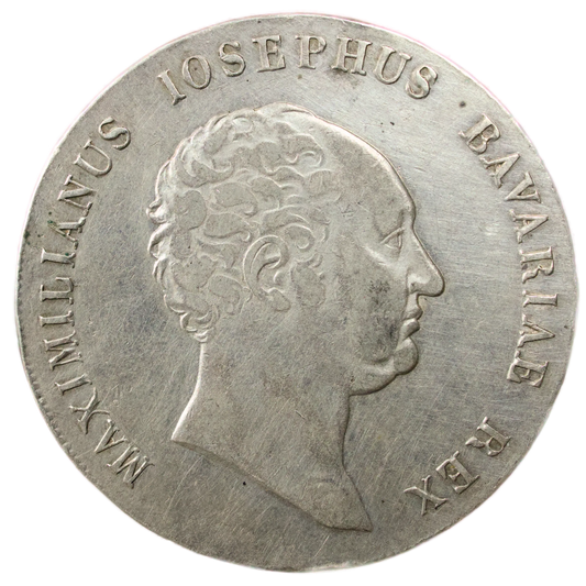 Allemagne Bavière 🇩🇪 Maximilian I Joseph (1805-1825) Kronenthaler 1820 Ag 29.20 gr