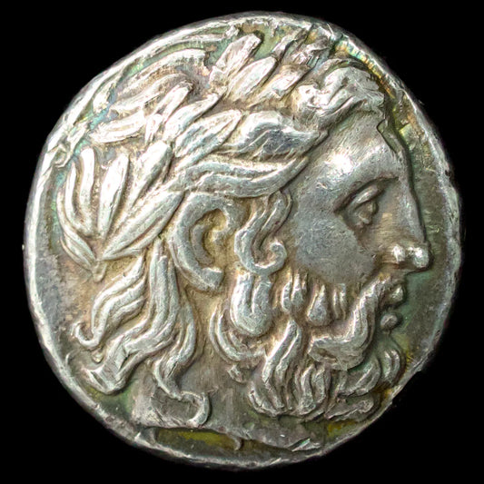 Grèce Macédoine Philippe II (359-336) Tétradrachme R/ Cavalier Ag 16.75 gr