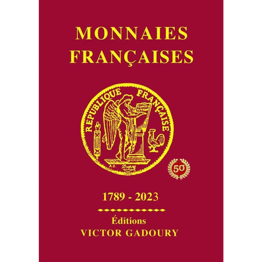 Cincuenta años Catálogo de monedas francesas V. Gadoury 1789-2023 El Libro Rojo