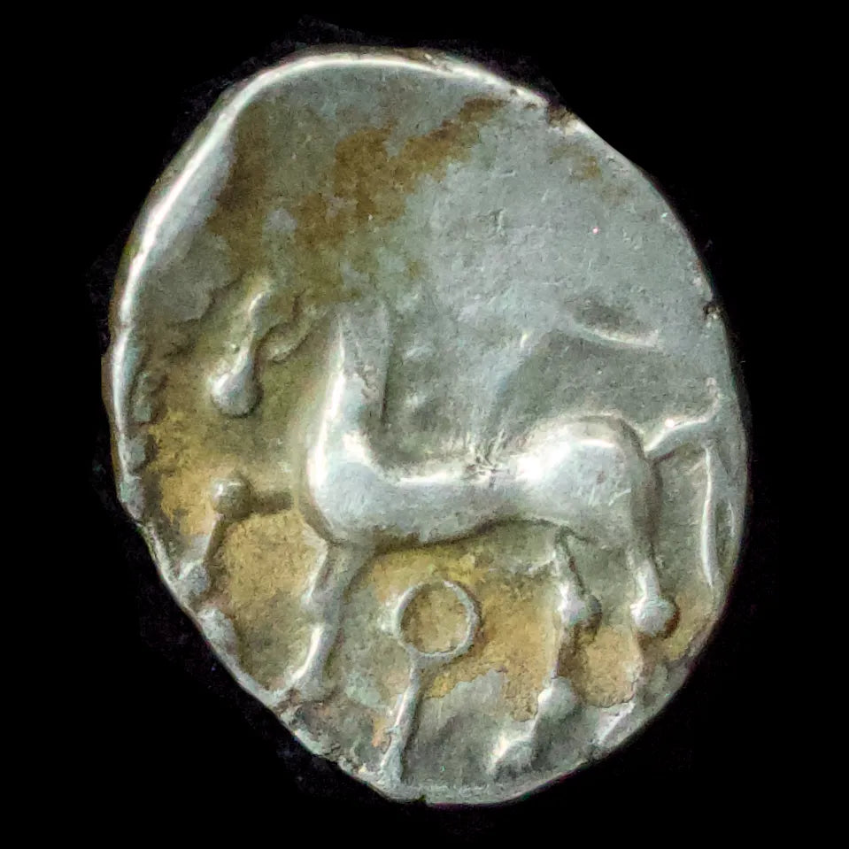 Cubic Bituriges (Bourges region) denier with sword and pointed ring. Silver. 1.94 gr