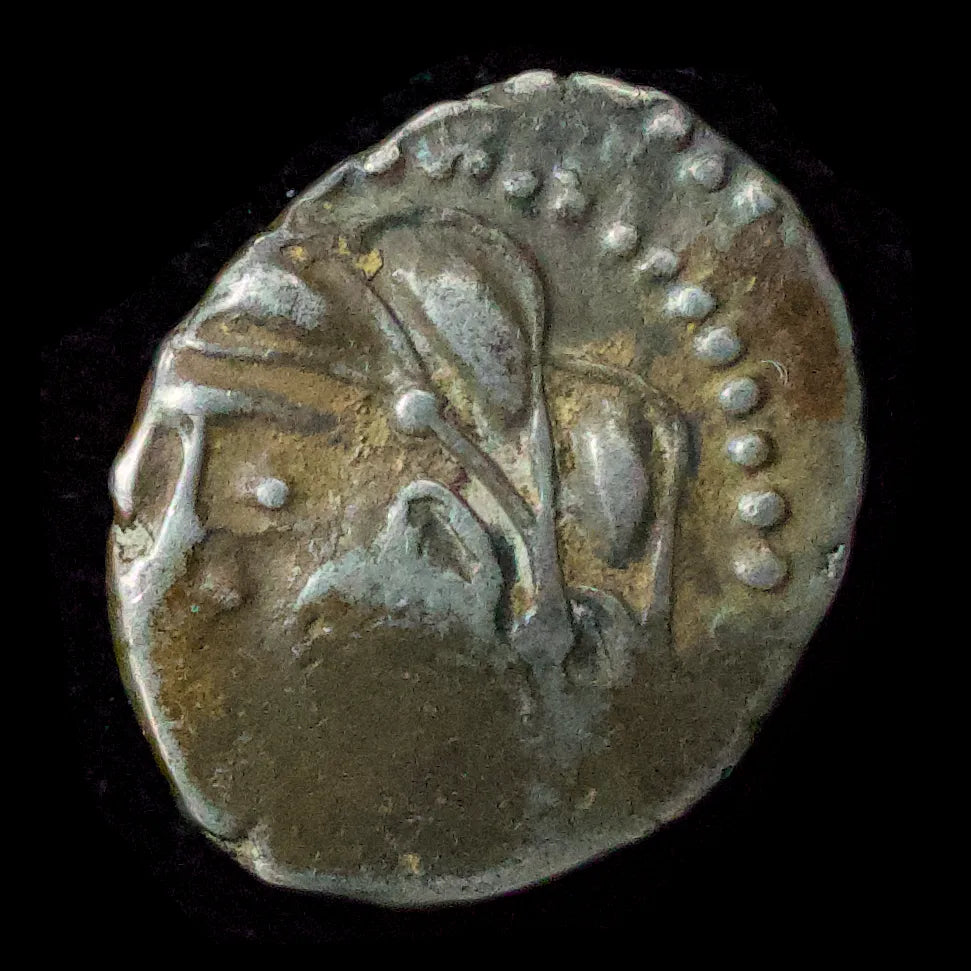 Cubic Bituriges (Bourges region) denier with sword and pointed ring. Silver. 1.94 gr