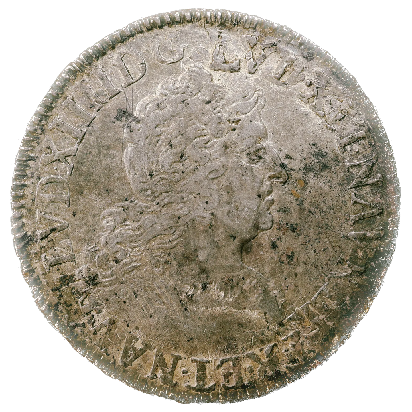 LOUIS XIV (1643-1715) 1/2 Ecu con insignia 1701 Taller ilegible 13,29 gr Muy bien